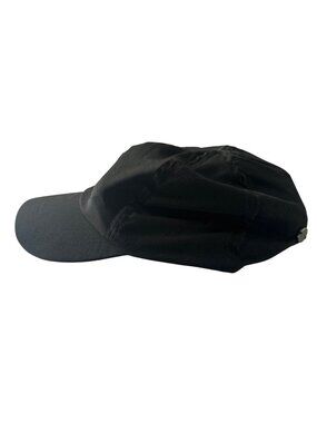 Black Lightweight Adjustable Cap With Stretch Fit For Women